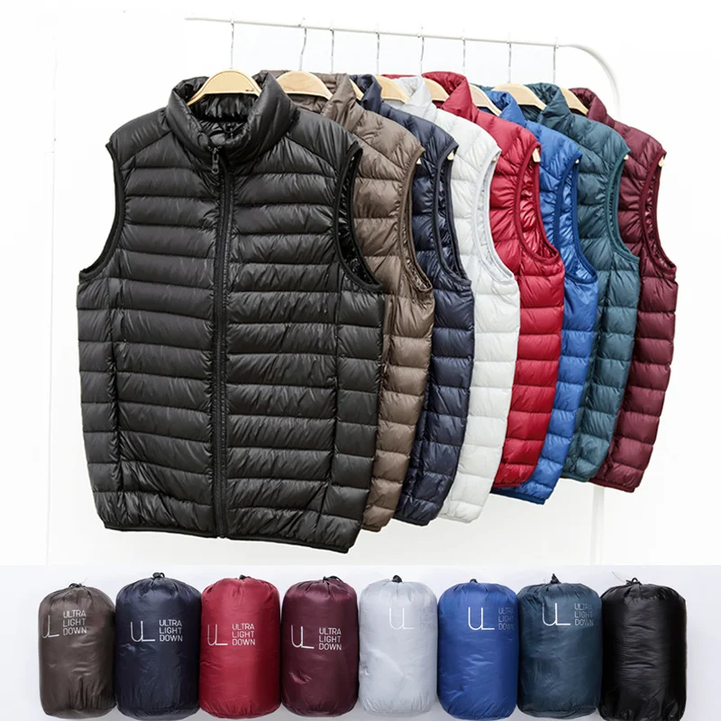 Dinboa-men's White Duck Down Jacket, Ultra Light Sleeveless Vest, Fashion, Stand Collar, Large, Loose, Winter, M-5xl 2022
Dinboa-men's White Duck Down Jacket, Ultra Light Sleeveless Vest, Fashion, Stand Collar, Large, Loose, Winter, M-5xl 2022