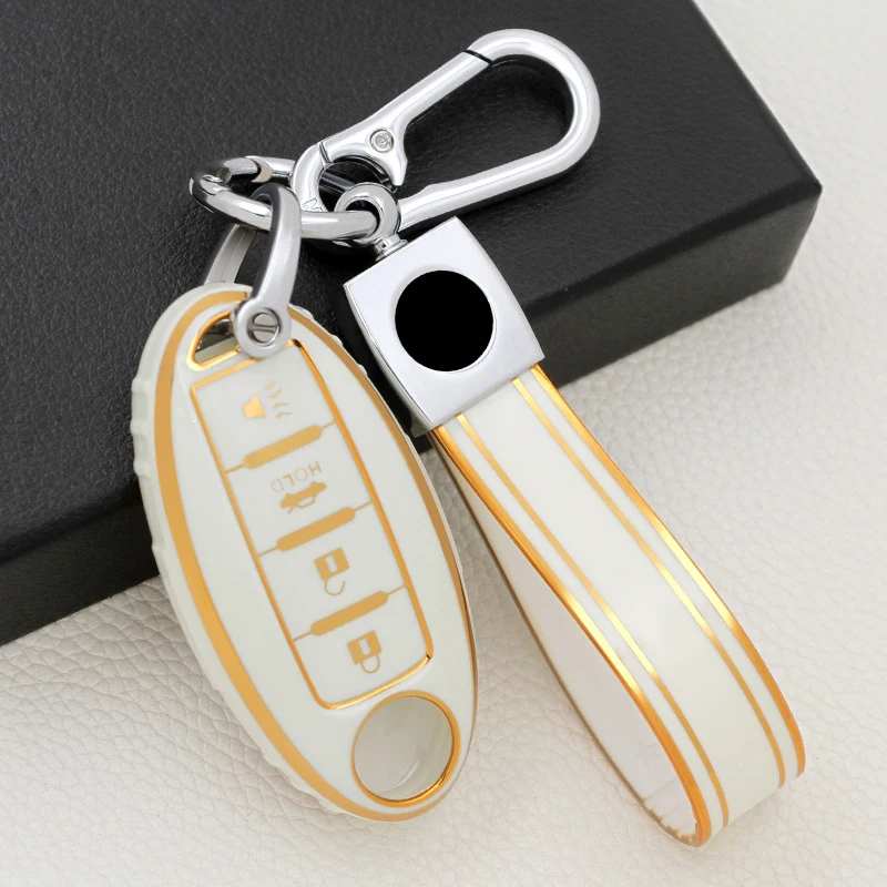 3/4 Buttons New Soft TPU Car Key Case Cover Shell For Infiniti FX35 QX60 G35 G37 EX FX Q60 QX50 QX70 Auto Protector Accessories
3/4 Buttons New Soft TPU Car Key Case Cover Shell For Infiniti FX35 QX60 G35 G37 EX FX Q60 QX50 QX70 Auto Protector Accessories