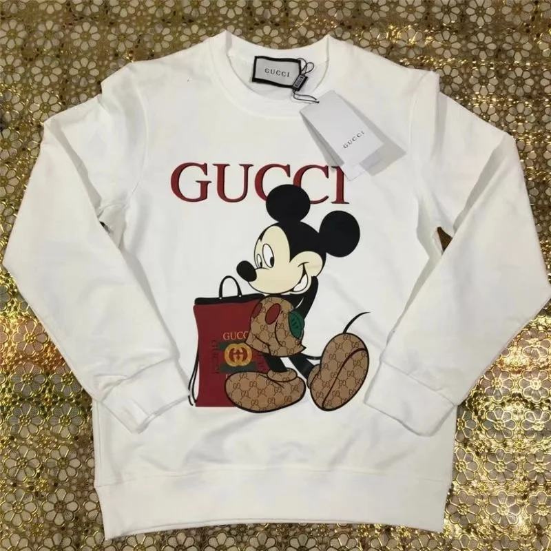 Повседневный модный уличный пуловер с капюшоном и принтом «Микки Маус»
Повседневный модный уличный пуловер с капюшоном и принтом «Микки Маус»