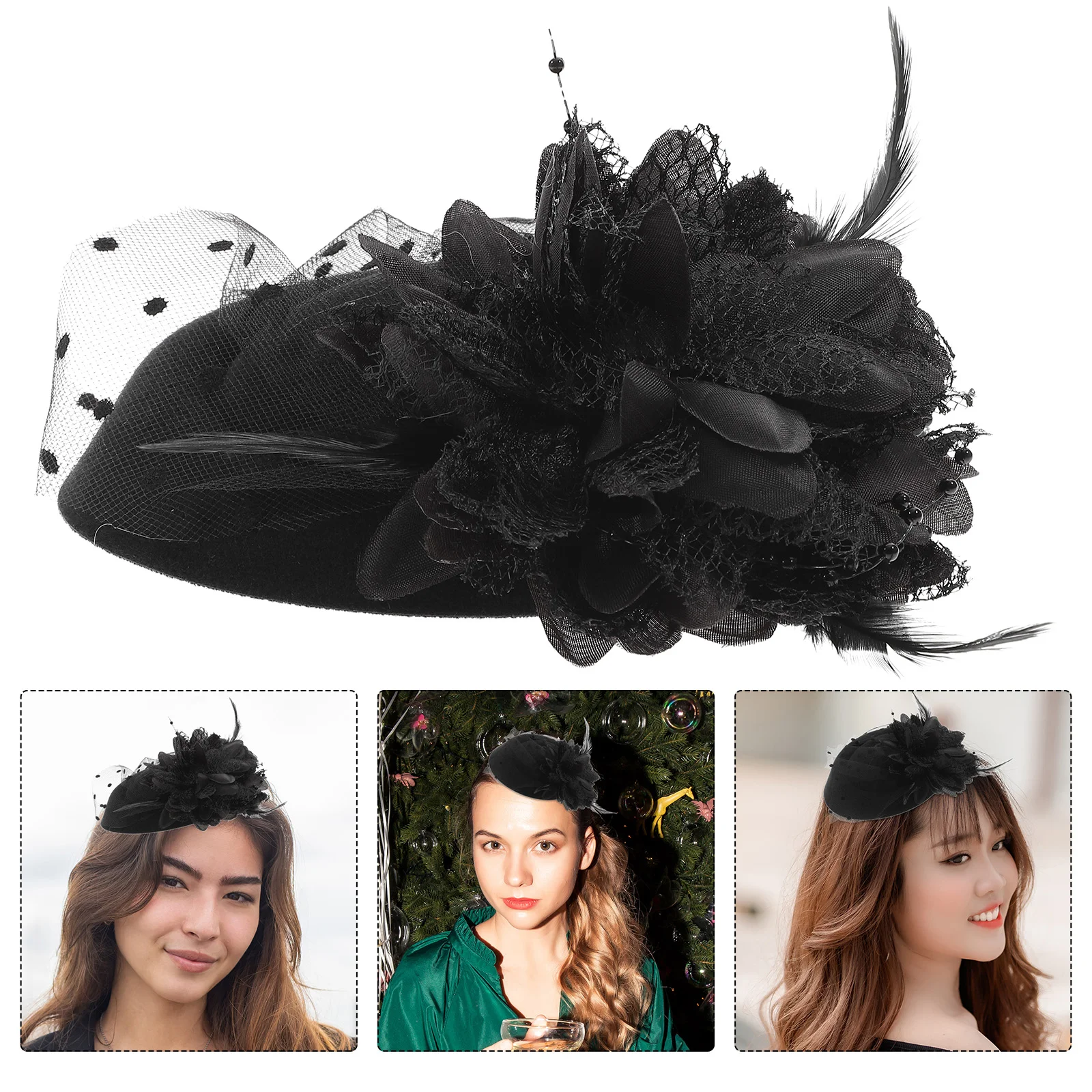Headband Wedding Headdress Bridal Headpiece Vintage Fascinators Elegant Bride Cocktail Headgear Fascinatorparty Clip Hairband
Headband Wedding Headdress Bridal Headpiece Vintage Fascinators Elegant Bride Cocktail Headgear Fascinatorparty Clip Hairband