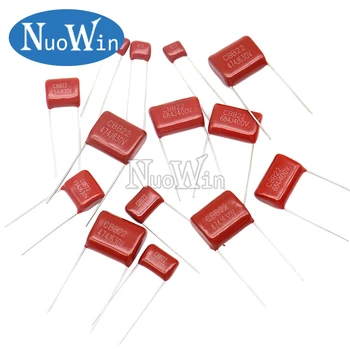 10PCS CBB Polypropylene film capacitor 63V 100V 250V 400V 450V 630V 2000V 103 104 105 155 224 225 334 474 475 0.1UF 0.47UF 1UF