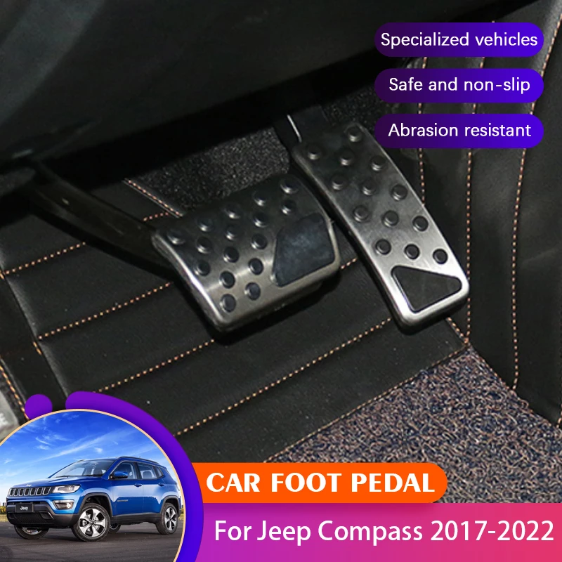 For Jeep Compass 2022 Acessories MP 2017 2018 2019 2020 2021 Brake Clutch Foot Pedals Non Slip Pads Stainless Steel Acessories
For Jeep Compass 2022 Acessories MP 2017 2018 2019 2020 2021 Brake Clutch Foot Pedals Non Slip Pads Stainless Steel Acessories