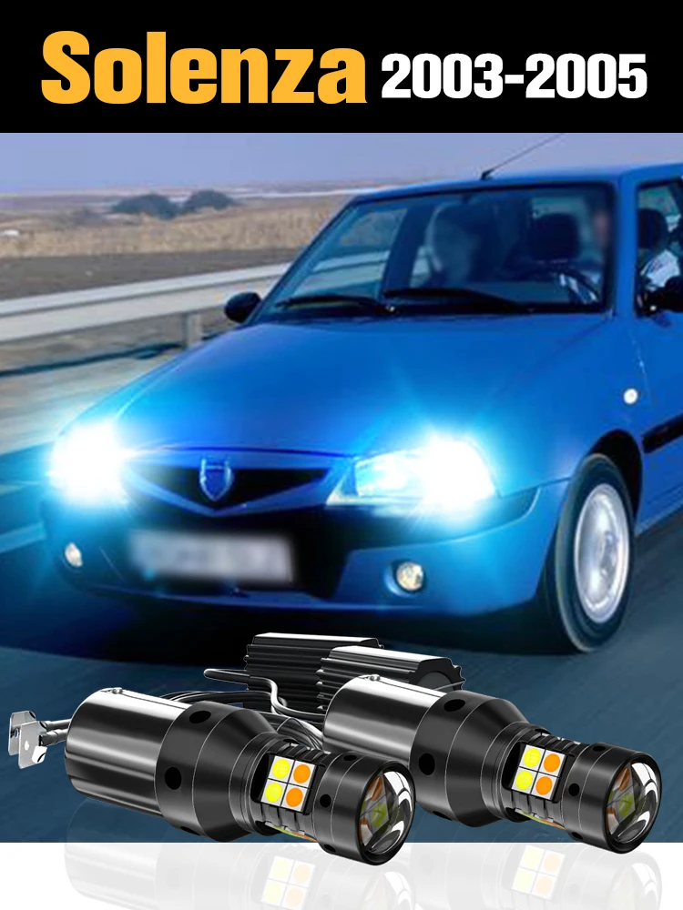 2pcs Canbus LED Dual Mode Turn Signal+Daytime Running Light DRL Accessories For Dacia Solenza 2003 2004 2005
2pcs Canbus LED Dual Mode Turn Signal+Daytime Running Light DRL Accessories For Dacia Solenza 2003 2004 2005