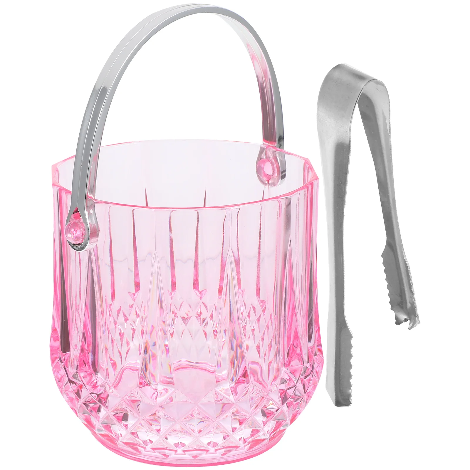 Portable Ice Cube Bucket Colored Ice Cube Holder Small Champagne Beer Container Cold Water Bucket With Tong
Portable Ice Cube Bucket Colored Ice Cube Holder Small Champagne Beer Container Cold Water Bucket With Tong