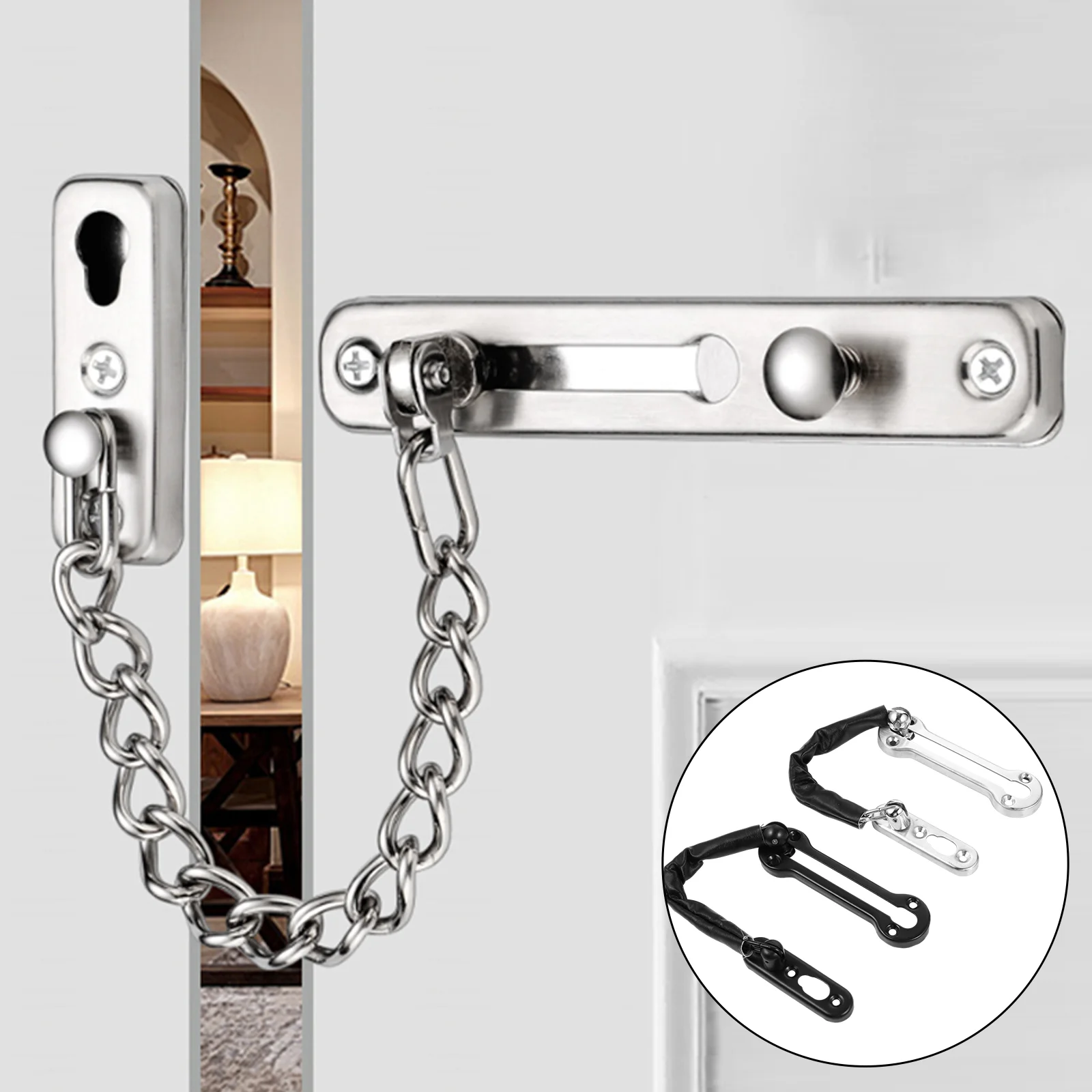 Замок на цепочке, дверь, скользящая дверь Guardbolt, закрывающаяся под давлением 
Замок на цепочке, дверь, скользящая дверь Guardbolt, закрывающаяся под давлением