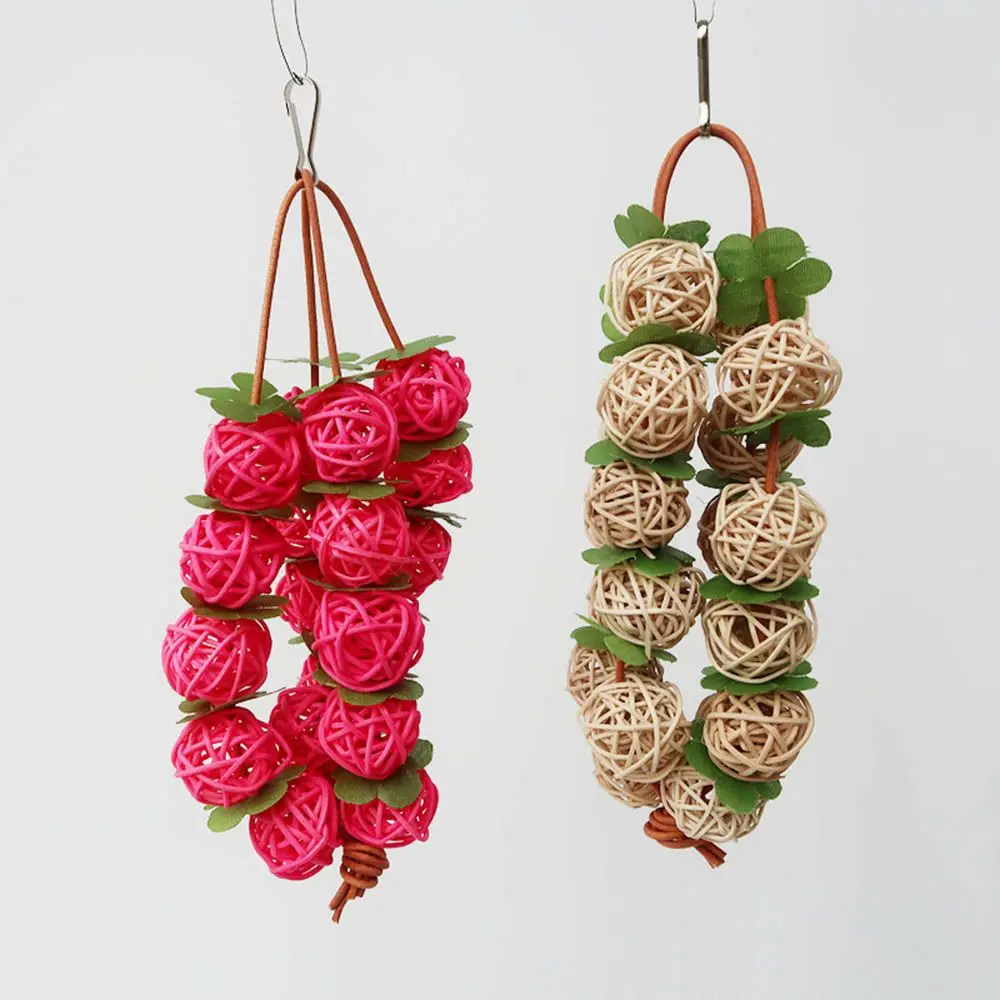 1Pcs Rattan Ball Funny Parrots Supplies Bird Chew Toys Interactive Toys Bird Accessories Wooden Bite Toy Cockatiel Parrot Molars
1Pcs Rattan Ball Funny Parrots Supplies Bird Chew Toys Interactive Toys Bird Accessories Wooden Bite Toy Cockatiel Parrot Molars