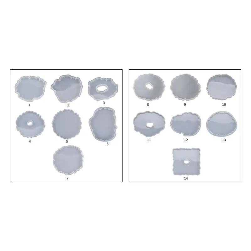 7/14 шт. силиконовая кристальная форма для эпоксидной смолы, нерегулярная волна, коврик для подставки для литья, ручная работа,
7/14 шт. силиконовая кристальная форма для эпоксидной смолы, нерегулярная волна, коврик для подставки для литья, ручная работа,
