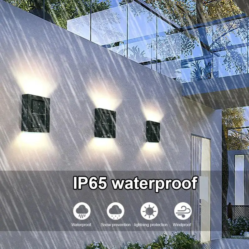 2PC Solar Wall Lamp Outdoor Garden Household Waterproof Lights Up And Down Garden Lamps Decorative Lighting For Courtyard Street
2PC Solar Wall Lamp Outdoor Garden Household Waterproof Lights Up And Down Garden Lamps Decorative Lighting For Courtyard Street