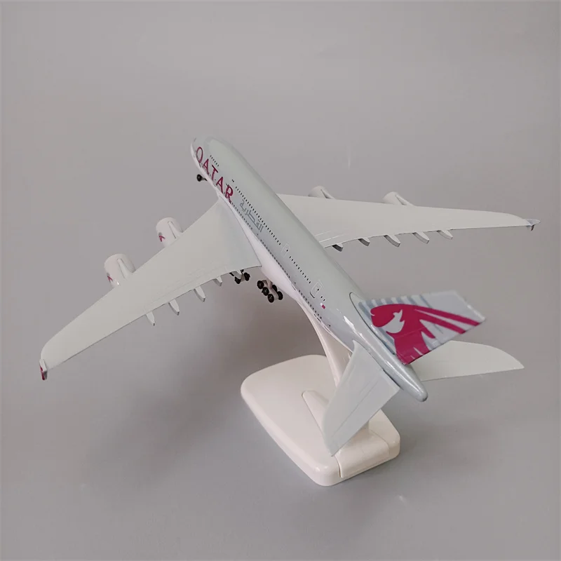 QATAR Air Airbus 380 A380 Airlines Airplane Model Diecast Air Plane Model Aircraft w Wheels Landing Gears Alloy Metal 20cm
QATAR Air Airbus 380 A380 Airlines Airplane Model Diecast Air Plane Model Aircraft w Wheels Landing Gears Alloy Metal 20cm