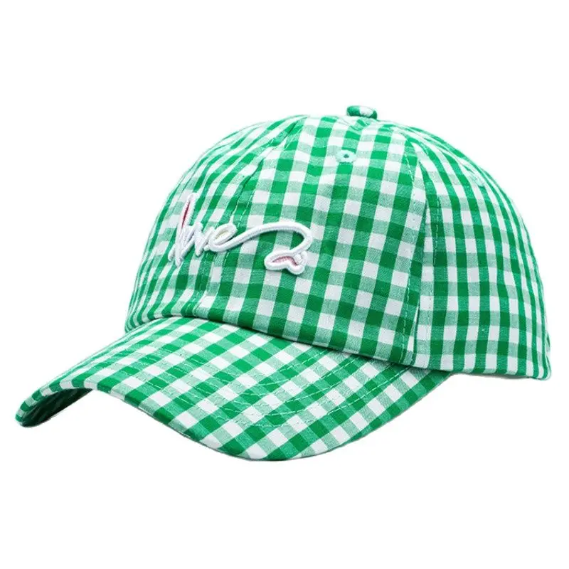 2023 Fashionl Plaid Cap Love Embroidered Baseball Cap Women Girls Hat Fresh Color Green Outdoor Shopping Wear
2023 Fashionl Plaid Cap Love Embroidered Baseball Cap Women Girls Hat Fresh Color Green Outdoor Shopping Wear