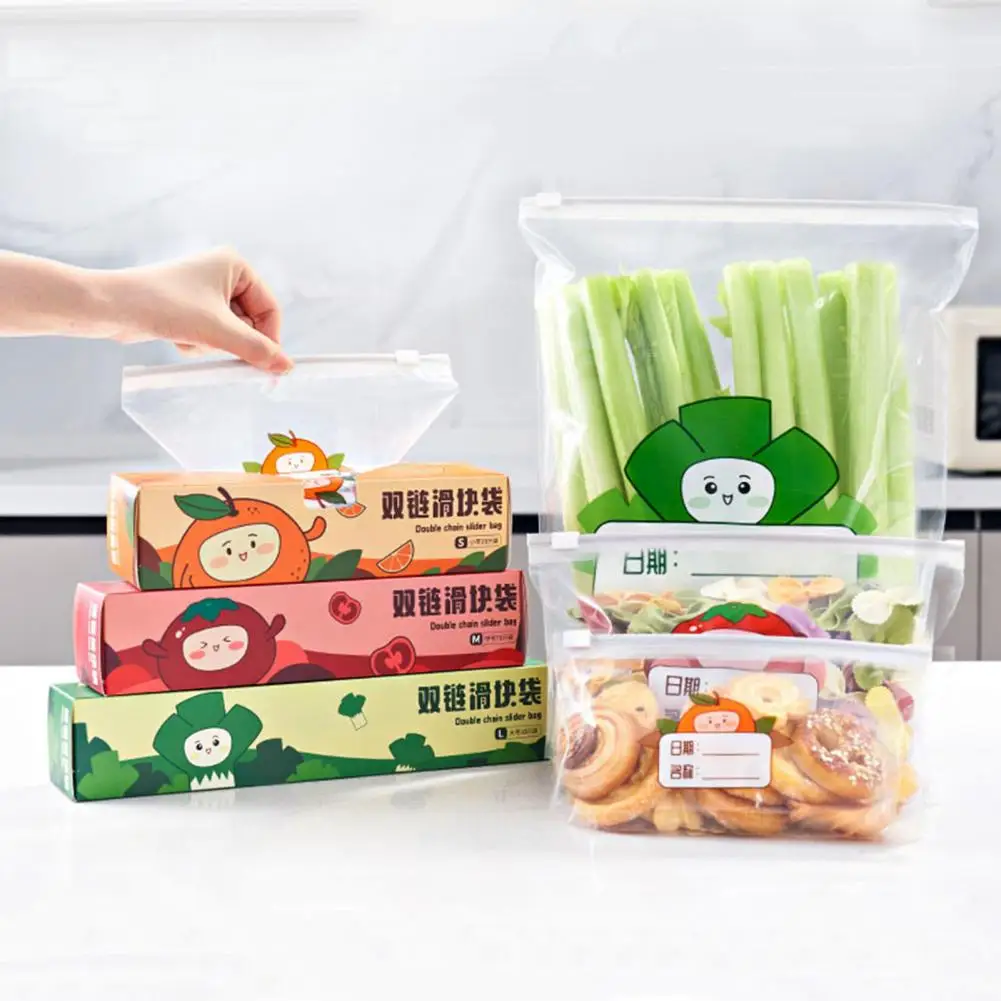 Refrigerator Fresh-keeping Bag Food Sealed Transparent Household Fruit Vegetable Food Freezing Thickened Zip-Lock Sealing Bag
Refrigerator Fresh-keeping Bag Food Sealed Transparent Household Fruit Vegetable Food Freezing Thickened Zip-Lock Sealing Bag