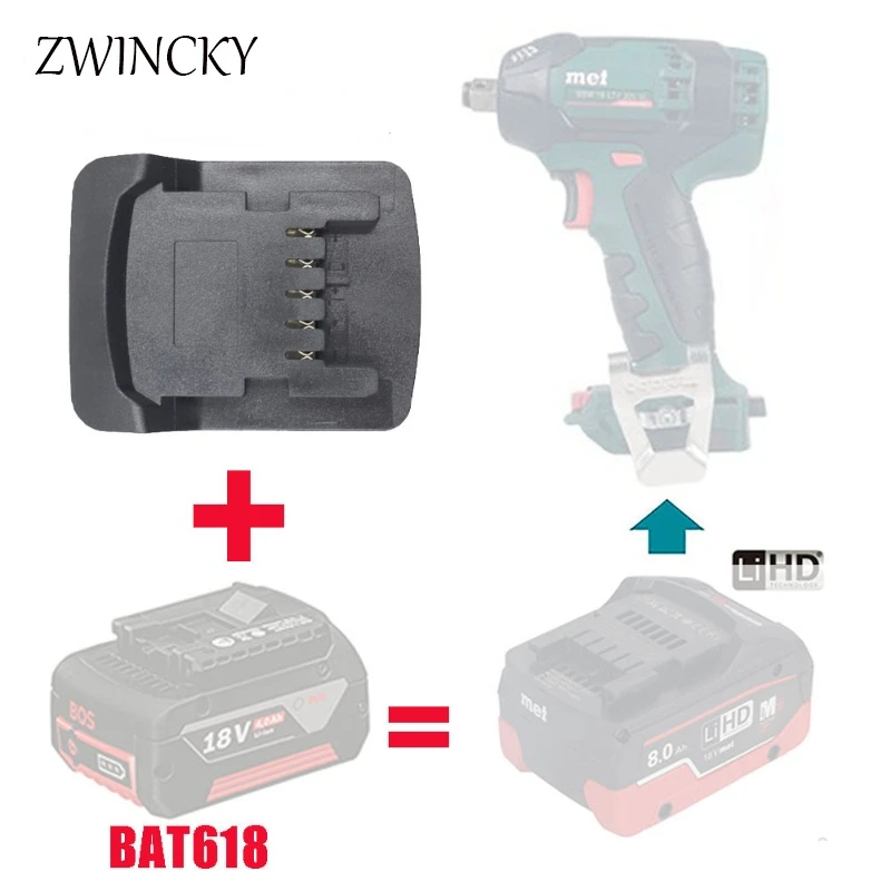 Конвертер адаптера ZWINCKY BSB18MBL, можно использовать литий-ионную батарею Bosch 18 в на Metabo 18 в, литиевый инструмент для Metabo, для Bosch 18 в
Конвертер адаптера ZWINCKY BSB18MBL, можно использовать литий-ионную батарею Bosch 18 в на Metabo 18 в, литиевый инструмент для Metabo, для Bosch 18 в