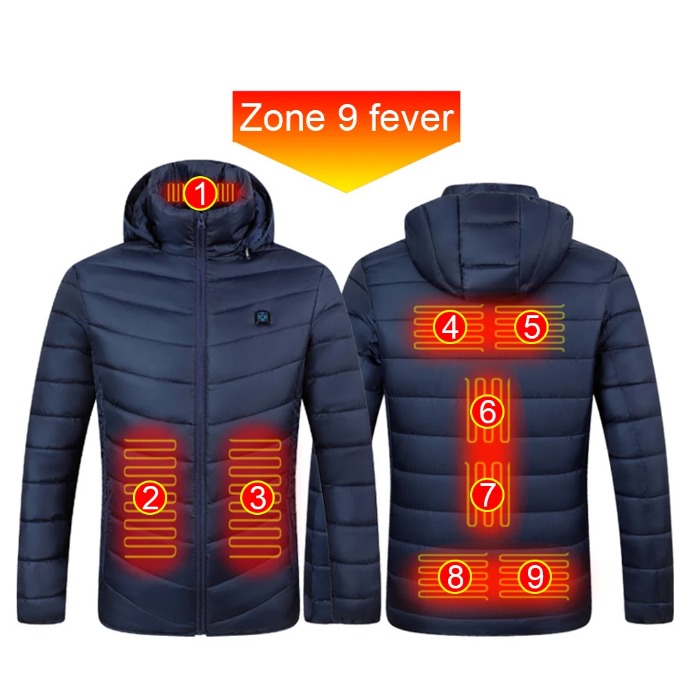 9 Places Heated Vest Men Women Heating Pad USB Heated Jacket Heating Thermal Clothing Hunting Winter Fashion Heat Jacket Coat
9 Places Heated Vest Men Women Heating Pad USB Heated Jacket Heating Thermal Clothing Hunting Winter Fashion Heat Jacket Coat