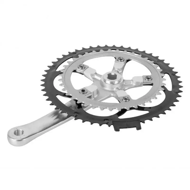 Silver Bicycle Crank Chainwheel 110bcd Bicycle Accessories Aluminum Alloy Road Bike Cassette Removable Bike Accessories 39t/52t
Silver Bicycle Crank Chainwheel 110bcd Bicycle Accessories Aluminum Alloy Road Bike Cassette Removable Bike Accessories 39t/52t