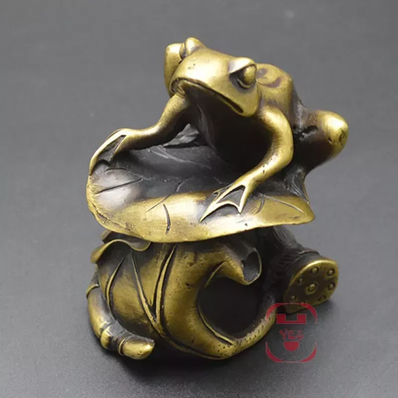 Pure Brass Vintage Sitting Zen Frog Lotus Handmade Statue Yoga Frog Sculpture Home Office Desk Decoration Ornament Toy Gift
Pure Brass Vintage Sitting Zen Frog Lotus Handmade Statue Yoga Frog Sculpture Home Office Desk Decoration Ornament Toy Gift