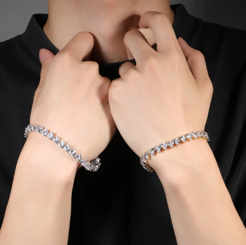 ANGLANG Luxury Women Mens Tennis Chain Bracelets Jewelry Sparking Eternal Micro Paved CZ Anniversary Wedding Fine Bracelet Gift
ANGLANG Luxury Women Mens Tennis Chain Bracelets Jewelry Sparking Eternal Micro Paved CZ Anniversary Wedding Fine Bracelet Gift