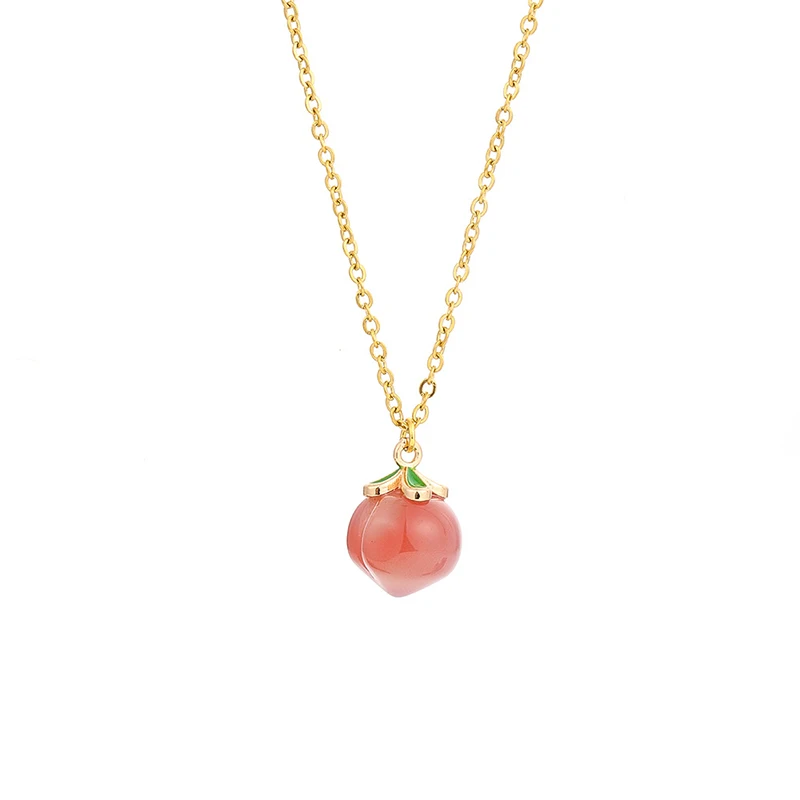 1PC Simple Clavicle Chain Women Necklace Jewelry Gifts Fruit Shape Natural Stone Women Accessories
1PC Simple Clavicle Chain Women Necklace Jewelry Gifts Fruit Shape Natural Stone Women Accessories