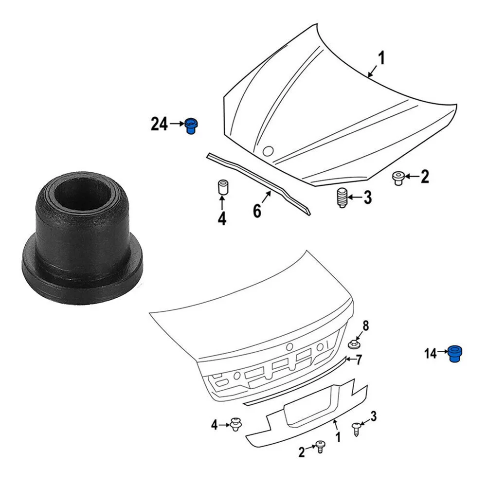 Engine Grommets Car Truck Accessories Black Car Parts For BMW 3 5 6 7 Series 82mm Front Hood Plastic 51141807495
Engine Grommets Car Truck Accessories Black Car Parts For BMW 3 5 6 7 Series 82mm Front Hood Plastic 51141807495