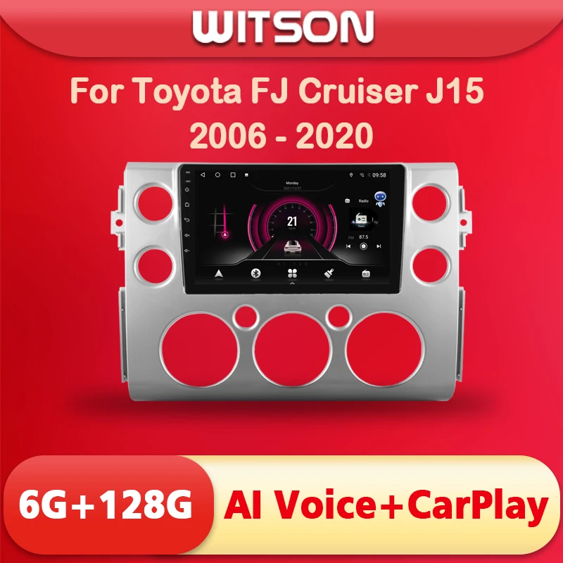 Автомобильная Мультимедийная система WITSON AI VOICE, Android 11, для Toyota FJ Cruiser J15 2006 2020, видео стерео, 2DIN, беспроводной модем CarPlay 4G
Автомобильная Мультимедийная система WITSON AI VOICE, Android 11, для Toyota FJ Cruiser J15 2006 2020, видео стерео, 2DIN, беспроводной модем CarPlay 4G