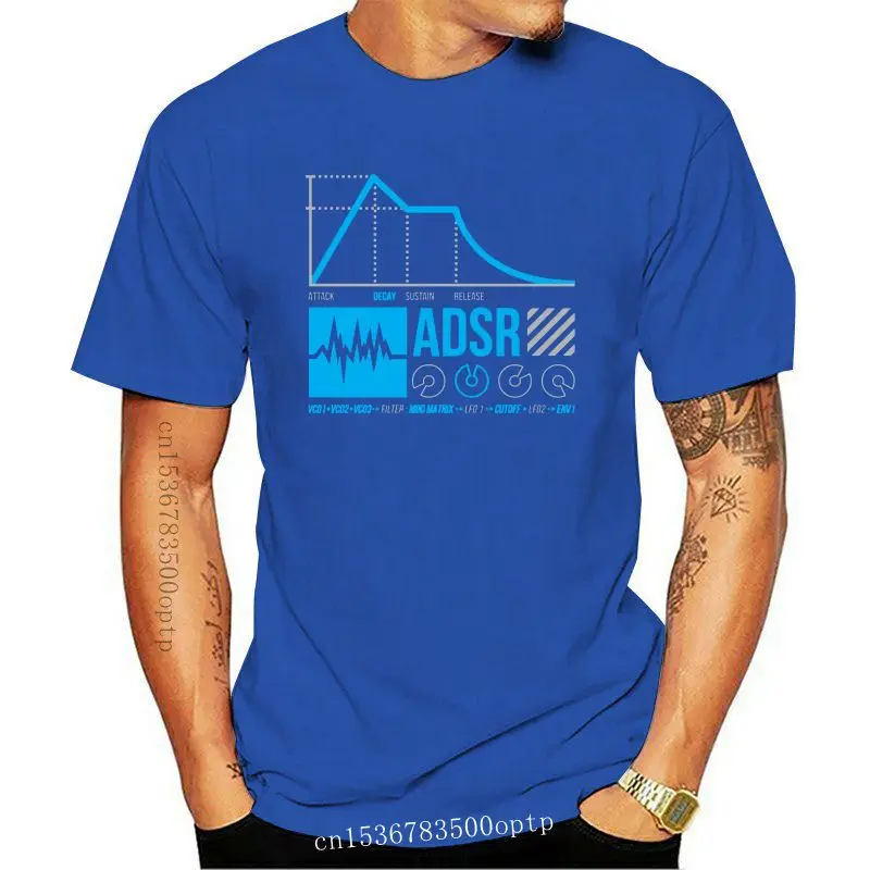 Винтажная Camiseta Geek ADSR создает лучшую музыку для мужчин и женщин, Классическая рубашка с круглым вырезом и графическим персонажем, de
Винтажная Camiseta Geek ADSR создает лучшую музыку для мужчин и женщин, Классическая рубашка с круглым вырезом и графическим персонажем, de