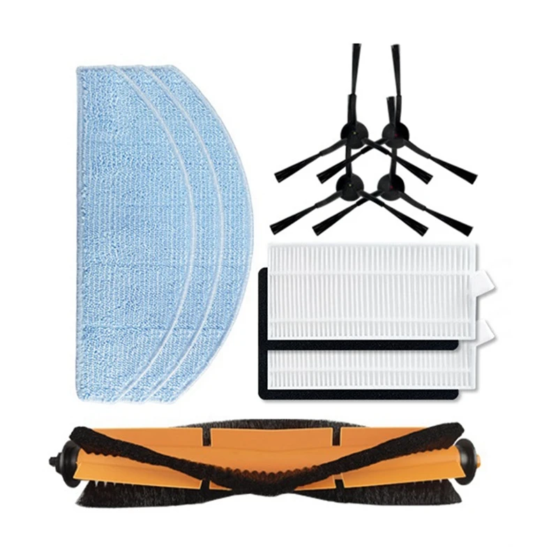 HEPA Filter Main Side Brush Mop Cloth Spare Parts Kit For Xiaomi Lydsto G2 Robot Vacuum Cleaner
HEPA Filter Main Side Brush Mop Cloth Spare Parts Kit For Xiaomi Lydsto G2 Robot Vacuum Cleaner