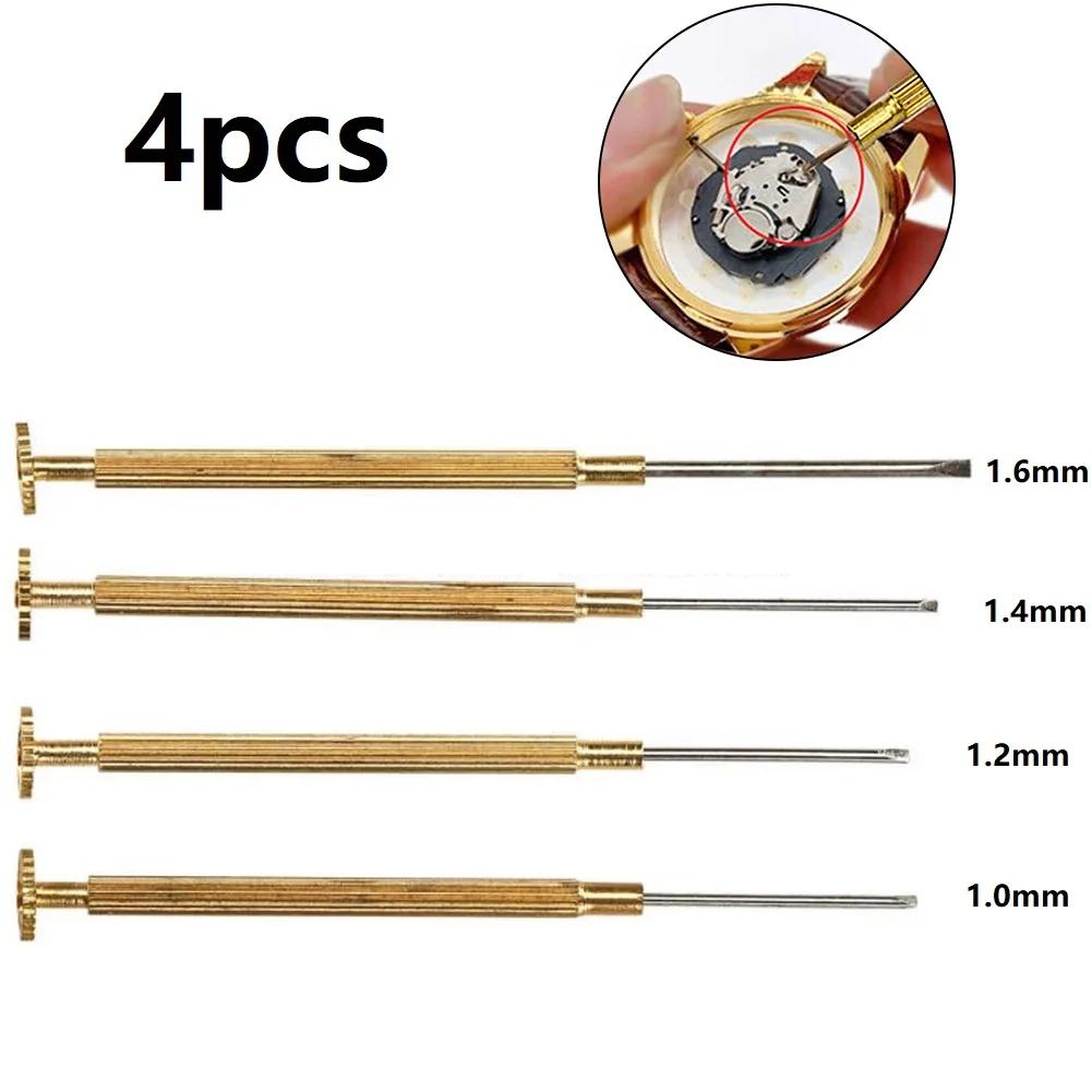 4Pcs 1.0-1.6mm Precise Slot Screwdrivers Flat Blade Watch Phone Repair Tool Kit For Mobile Phone And Computer Parts
4Pcs 1.0-1.6mm Precise Slot Screwdrivers Flat Blade Watch Phone Repair Tool Kit For Mobile Phone And Computer Parts