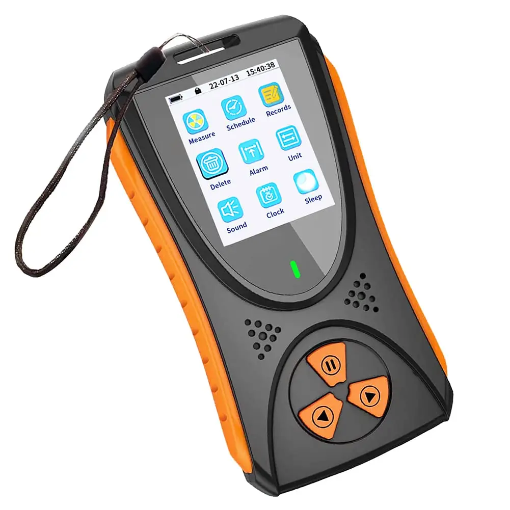 Portable Geiger Counter Nuclear Radiation Meter X-ray Beta Gamma Monitor Color LCD Screen Geiger Radioactivity Detector compteur
Portable Geiger Counter Nuclear Radiation Meter X-ray Beta Gamma Monitor Color LCD Screen Geiger Radioactivity Detector compteur