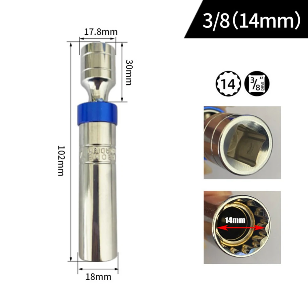 1pcs High Quality Plug Socket Wrench Wrench 12 Point 14/16mm Chrome Fire-mouth Plug Socket Vanadium Stel Removal
1pcs High Quality Plug Socket Wrench Wrench 12 Point 14/16mm Chrome Fire-mouth Plug Socket Vanadium Stel Removal