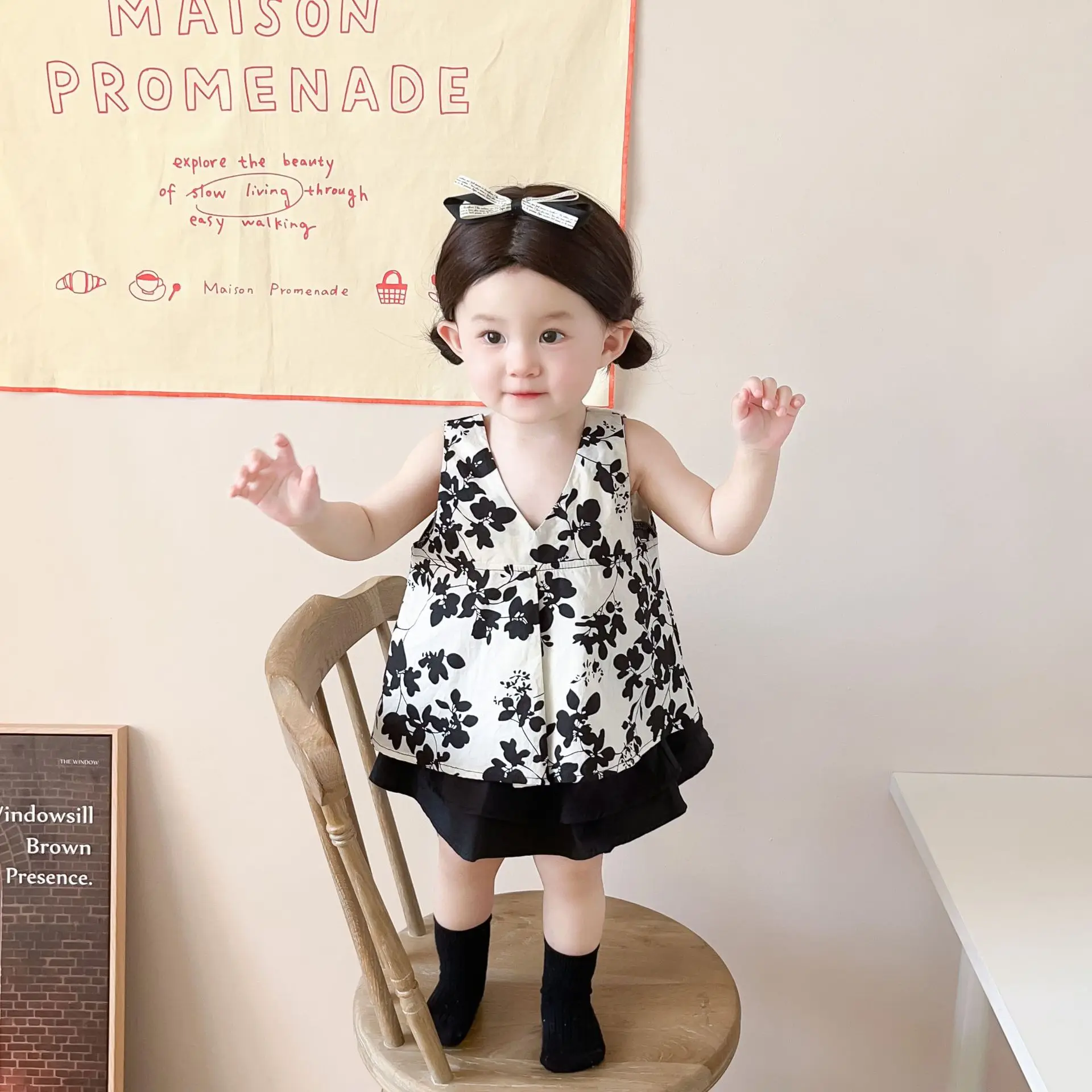 Summer Kid Girl Inkwash Painting Thin Princess Suspenders Shirt Baby Solid Casual Skirt Shorts Children Cotton Suspenders Vest
Summer Kid Girl Inkwash Painting Thin Princess Suspenders Shirt Baby Solid Casual Skirt Shorts Children Cotton Suspenders Vest