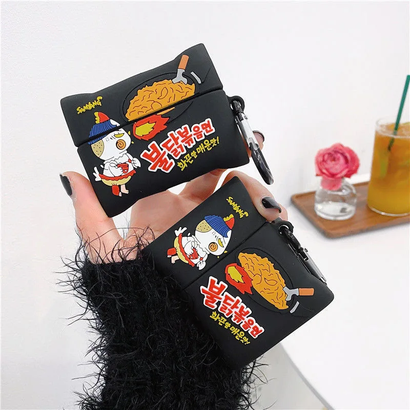 3D Silicone Airpods 1/2 Pro3 Cover Apple Earphone Cover Korean Food Turkey Instant Noodle Accessories
3D Silicone Airpods 1/2 Pro3 Cover Apple Earphone Cover Korean Food Turkey Instant Noodle Accessories