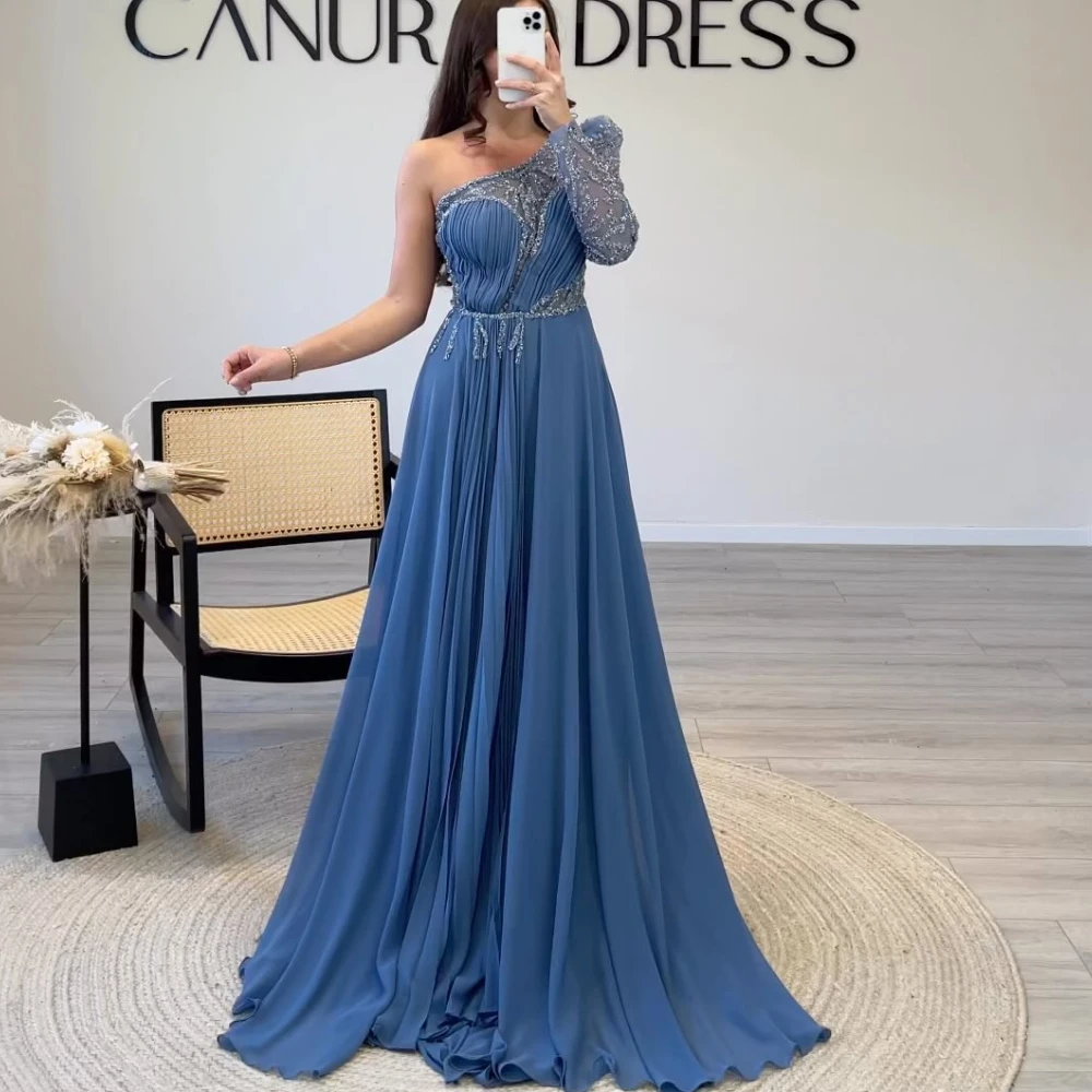 CERMAE A-Line One Shoulder Chiffon Long Formal Evening Gown Prom Sky Blue Glitter Party Bridesmaid Dresses for Women 2023
CERMAE A-Line One Shoulder Chiffon Long Formal Evening Gown Prom Sky Blue Glitter Party Bridesmaid Dresses for Women 2023