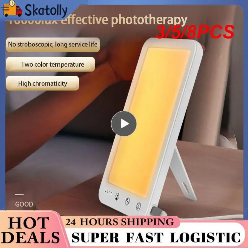 3/5/8PCS Luminous Creative Desk Lamp 3000k-6500k Therapy Light Portable Sad Light Therapy Lamp Timing Consumer Electronics
3/5/8PCS Luminous Creative Desk Lamp 3000k-6500k Therapy Light Portable Sad Light Therapy Lamp Timing Consumer Electronics