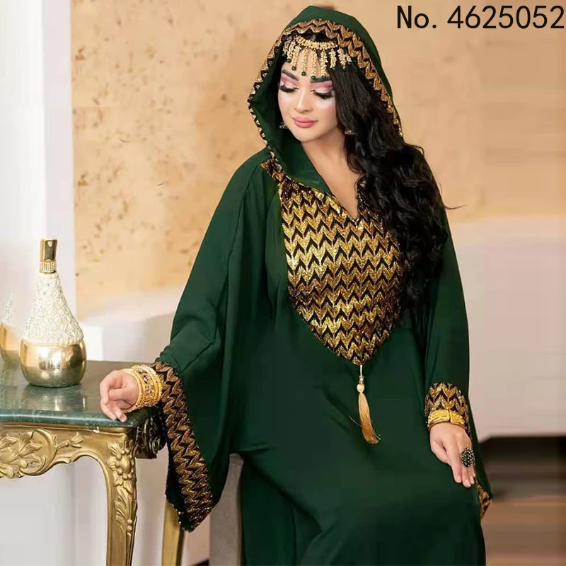 Plus Size Dubai Luxury Evening Dresses Women Abaya Dubai Turkey Islam Kaftan Muslim African Hooded Dress Robe Djellaba Femme
Plus Size Dubai Luxury Evening Dresses Women Abaya Dubai Turkey Islam Kaftan Muslim African Hooded Dress Robe Djellaba Femme