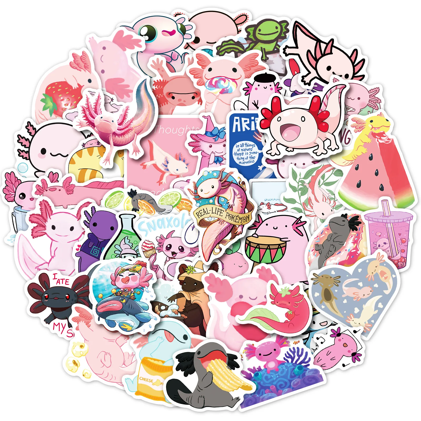 50pcs Cute Salamander Series Cartoon Animal Graffiti Salamander Children's Toy Box Scooter Waterproof Sticker
50pcs Cute Salamander Series Cartoon Animal Graffiti Salamander Children's Toy Box Scooter Waterproof Sticker