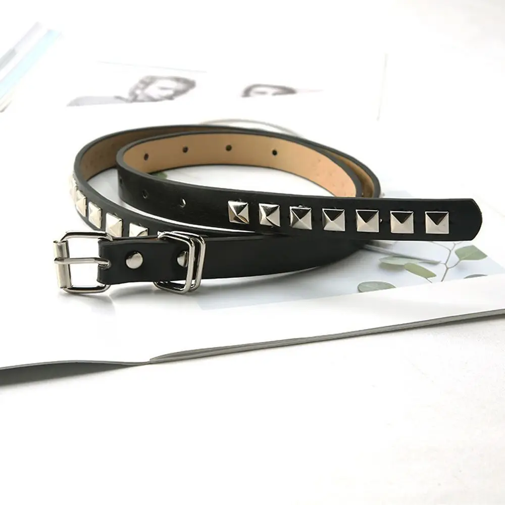 New Punk Rivet PU Leather Waist Strap Belt For Women Men Gothic Thin Metal Buckle Belts Jeans Dresses Waistband Adjustable
New Punk Rivet PU Leather Waist Strap Belt For Women Men Gothic Thin Metal Buckle Belts Jeans Dresses Waistband Adjustable