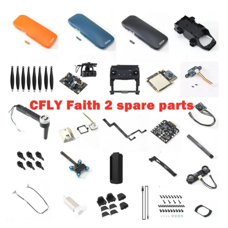 CFLY Faith 2 faith2 RC drone Original parts blade shell Remote control camera receiving board cable arm charger GPS screw etc.
CFLY Faith 2 faith2 RC drone Original parts blade shell Remote control camera receiving board cable arm charger GPS screw etc.