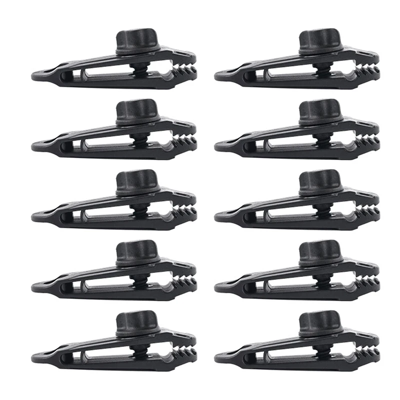 10pcs Outdoor Canopy Tent Awning Windproof Fixed Clips Black For Fixed Tents Awnings Tent Accessories Durable Utility
10pcs Outdoor Canopy Tent Awning Windproof Fixed Clips Black For Fixed Tents Awnings Tent Accessories Durable Utility