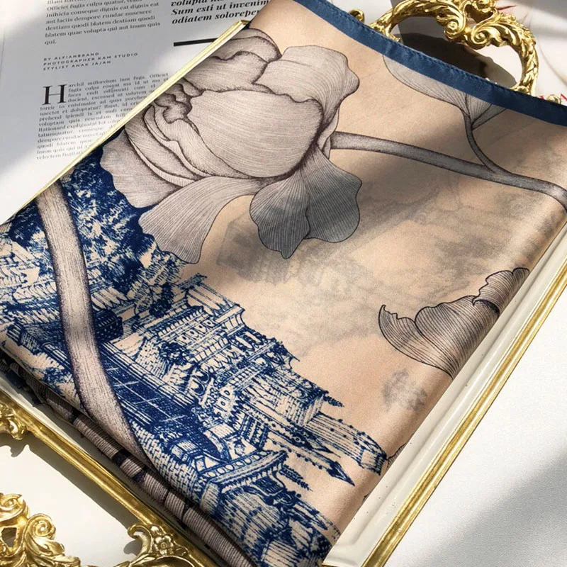 Luxury Brand 2023 Silk Scarf Women Large Shawls Pashmina Hijab Foulard Echarpe Design Print Lady Beach Stole Head Scarves
Luxury Brand 2023 Silk Scarf Women Large Shawls Pashmina Hijab Foulard Echarpe Design Print Lady Beach Stole Head Scarves