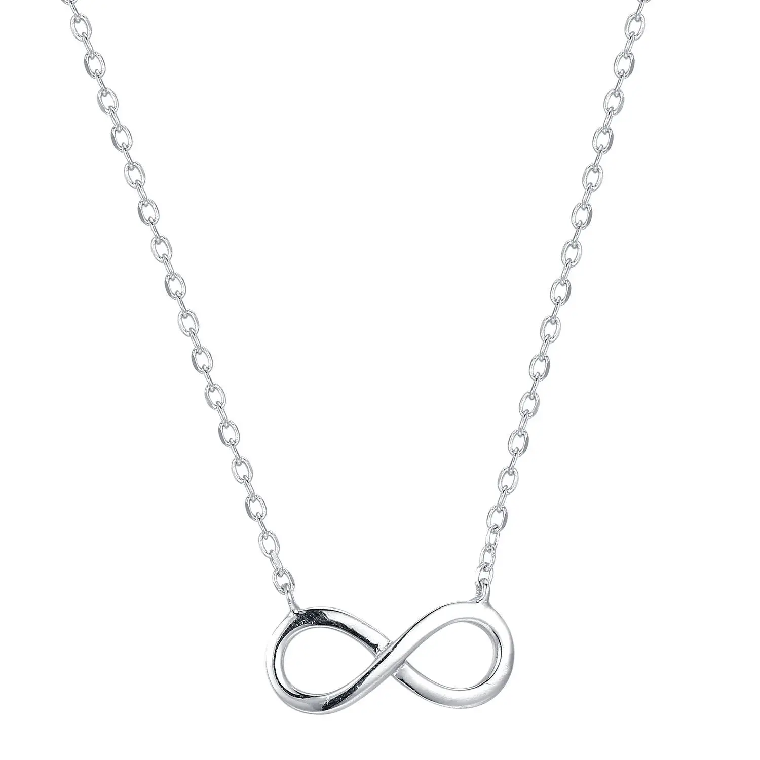 Hot Sale 925S Silver Simple Infinity Symbol Pendant Clavicle High Quality Temperament Women's Necklace
Hot Sale 925S Silver Simple Infinity Symbol Pendant Clavicle High Quality Temperament Women's Necklace