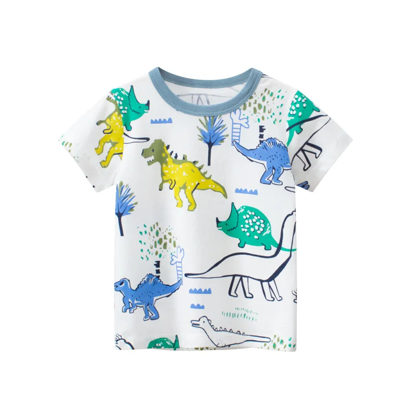 T Shirt Boy Clothes Summer Short Sleeve Tops White Dinosaur Full Print Soft Breathable Kids Tees For Baby Toddlers
T Shirt Boy Clothes Summer Short Sleeve Tops White Dinosaur Full Print Soft Breathable Kids Tees For Baby Toddlers