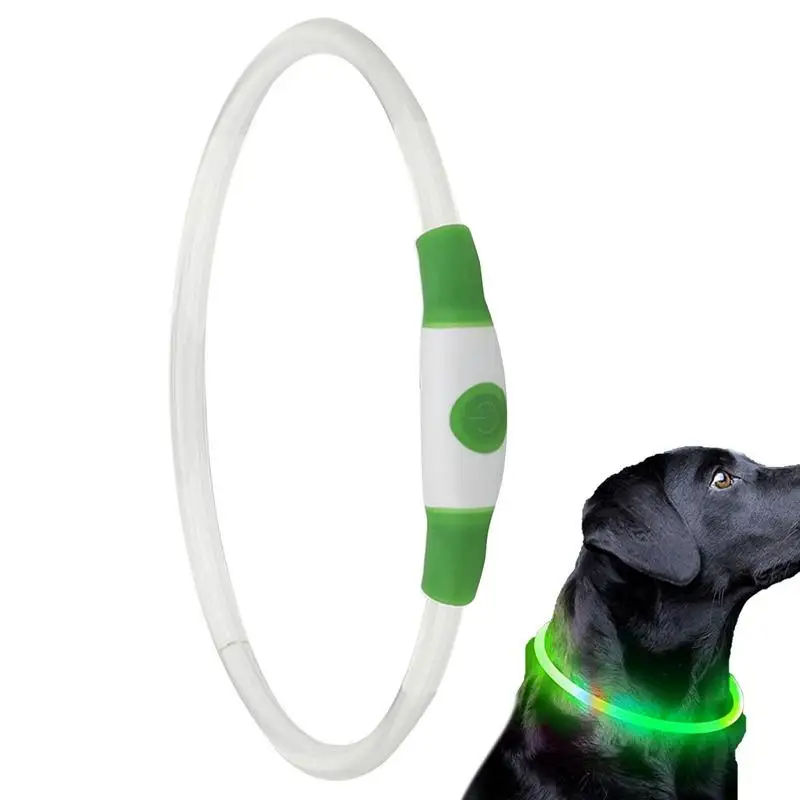 Dog Collar Light Lighted Pet Necklace For Night USB Rechargeable Cuttable Glow Safety Puppy Collars With Bright & High Visibilit
Dog Collar Light Lighted Pet Necklace For Night USB Rechargeable Cuttable Glow Safety Puppy Collars With Bright & High Visibilit