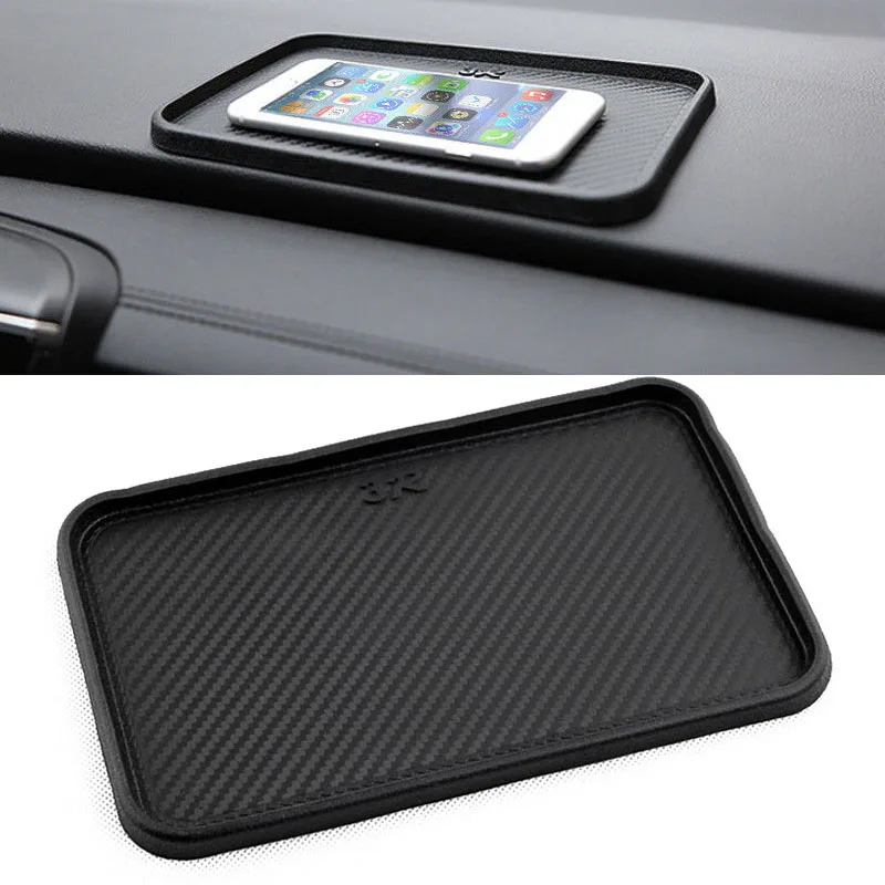 

1x Universal Car Dashboard Non Slip Grip Sticky Pad Phone Holder Mat Anti-skid Silicone Mat Car Interior Part 20x12.8cm