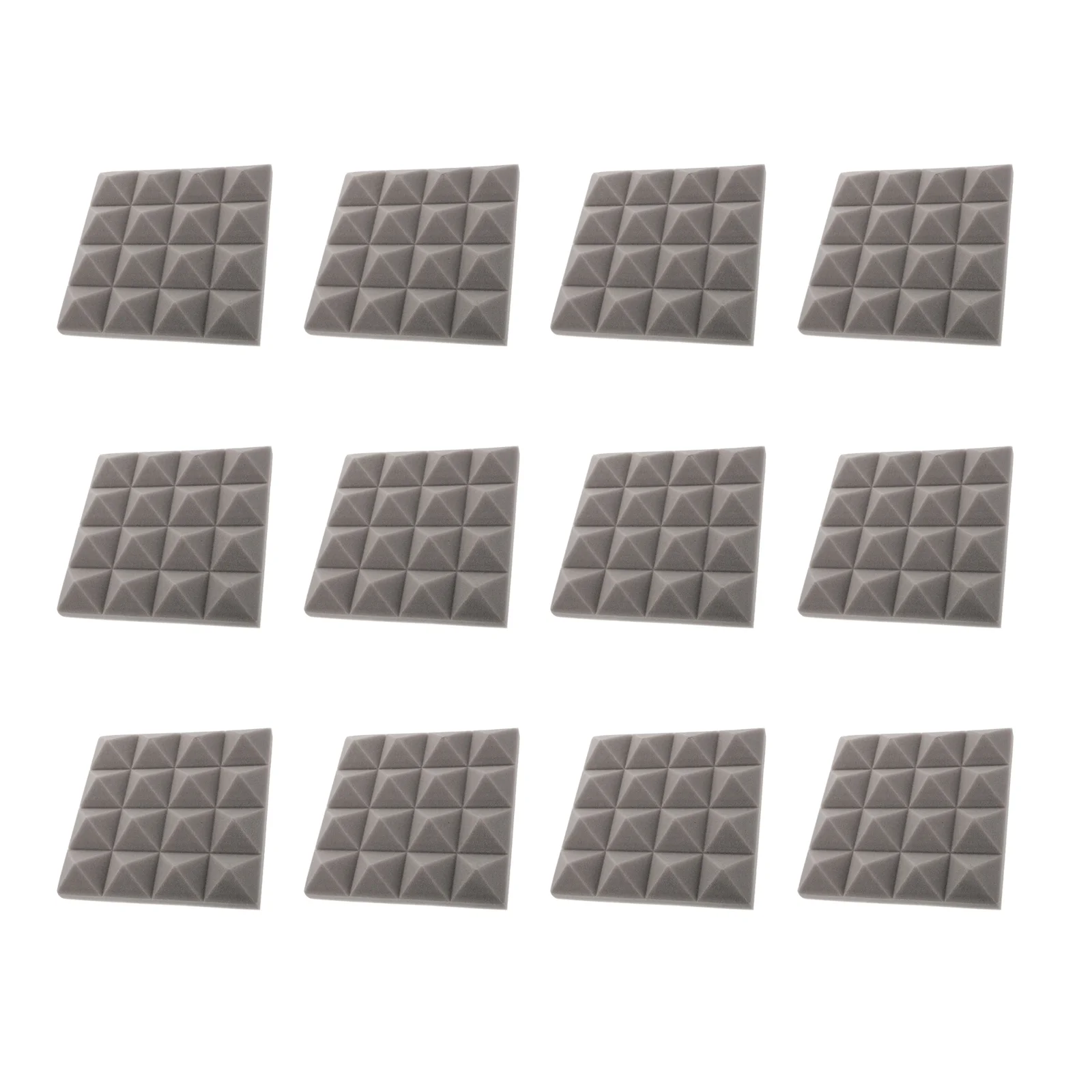 22Pcs Pyramid Shaped Sound Dampening Panels Sound Insulation Mats for Home (Grey)
22Pcs Pyramid Shaped Sound Dampening Panels Sound Insulation Mats for Home (Grey)