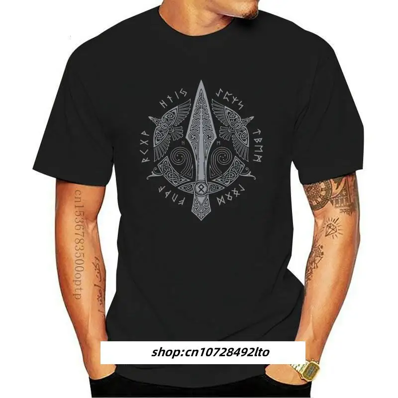 Mens Clothing GUNGNIR Casual T Shirt Hot Sale Vikings Tee Shirt 100% Cotton O Neck T-shirts
Mens Clothing GUNGNIR Casual T Shirt Hot Sale Vikings Tee Shirt 100% Cotton O Neck T-shirts