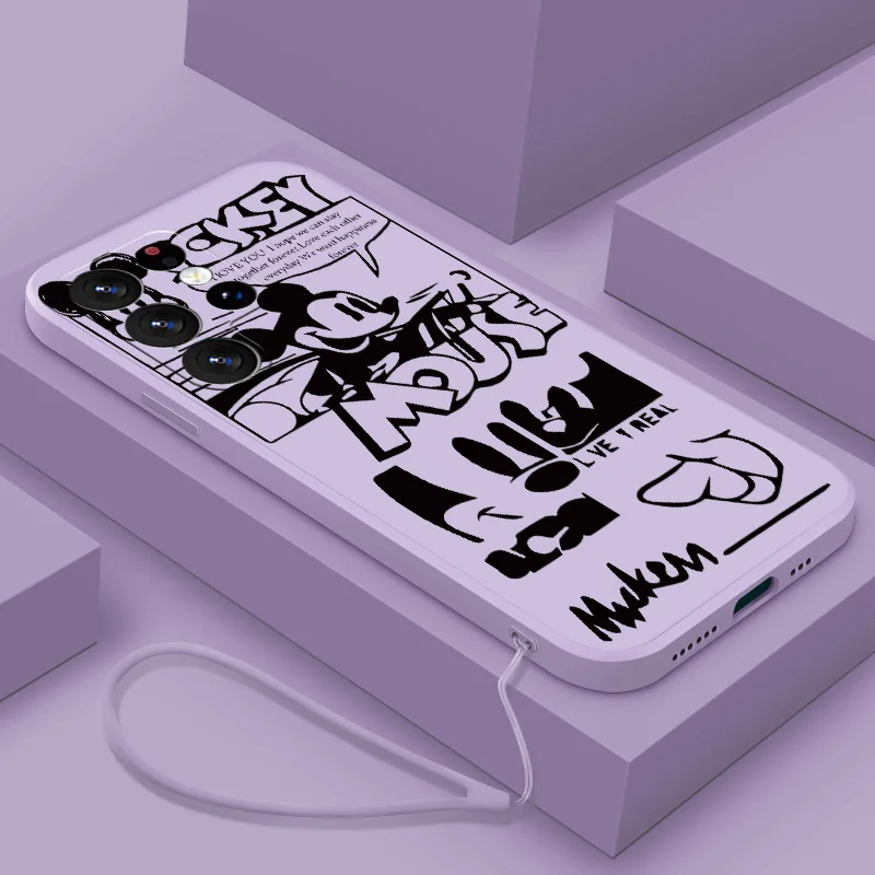 Mickey Minnie Mouse Phone Case For Samsung S23 S22 S21 S20 Fe S10 Note 20 10 Ultra Lite Plus Liquid Rope Funda Cover
Mickey Minnie Mouse Phone Case For Samsung S23 S22 S21 S20 Fe S10 Note 20 10 Ultra Lite Plus Liquid Rope Funda Cover