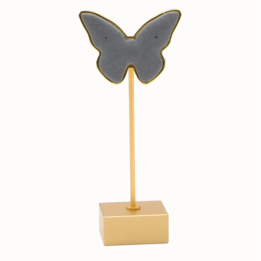 Fashion Earring Display Stand Metal Butterfly Earrings Stand Holder Shelf Jewelry Display Rack Earring Bracket-E
Fashion Earring Display Stand Metal Butterfly Earrings Stand Holder Shelf Jewelry Display Rack Earring Bracket-E