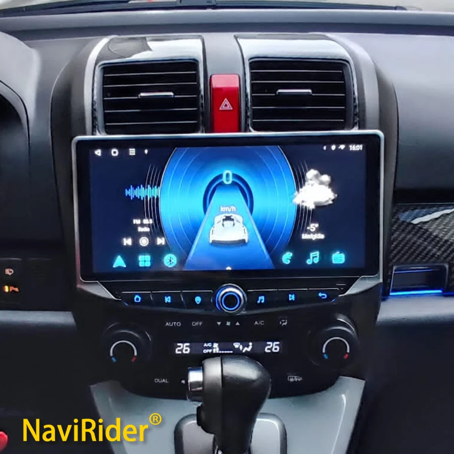Android 14 Qled Экран для Honda CR-V 3 RE CRV 2007-2011 автомобильный радиоприемник мультимедийный