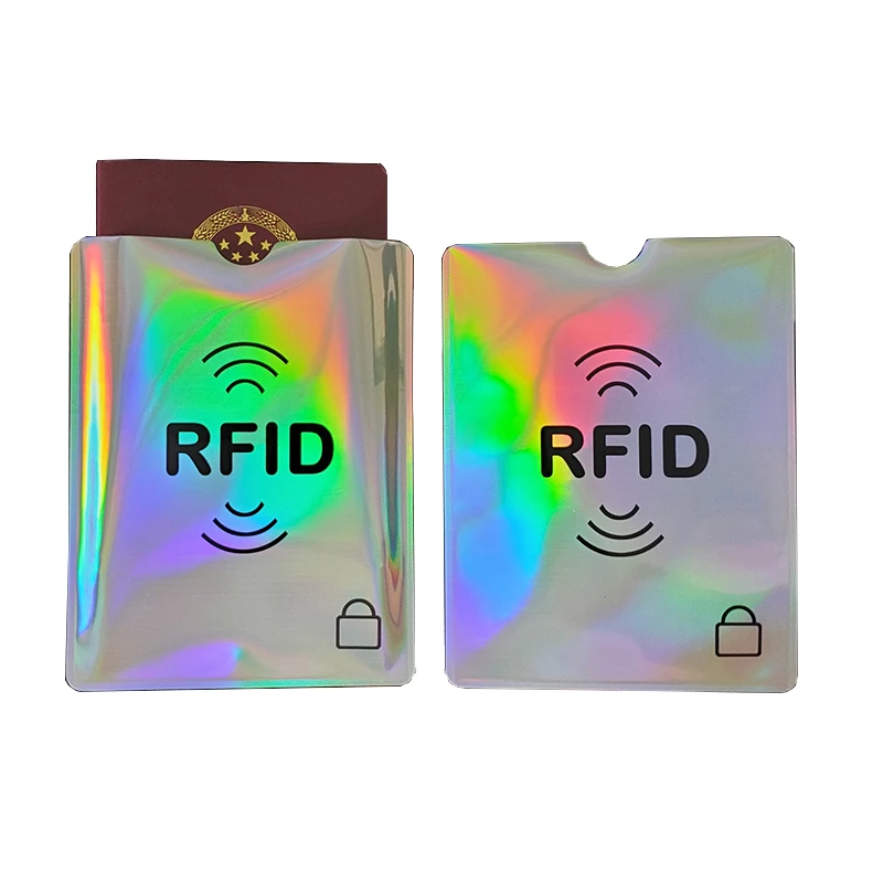 

Unisex RFID Passports Sleeve Passbook Thickened Bank Anti-theft Aluminum Protection Card Holder Small Travel Passport Cover Bags