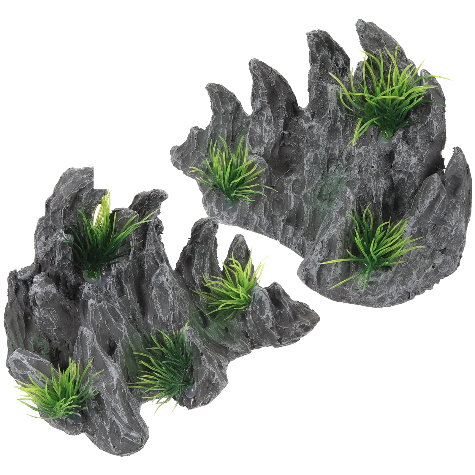 2 Pcs Fish Tank Landscaping Ornaments Aquarium Decoration Bonsai Rockery Simulation Mountain Model Resin Hide Cave Shelter
2 Pcs Fish Tank Landscaping Ornaments Aquarium Decoration Bonsai Rockery Simulation Mountain Model Resin Hide Cave Shelter