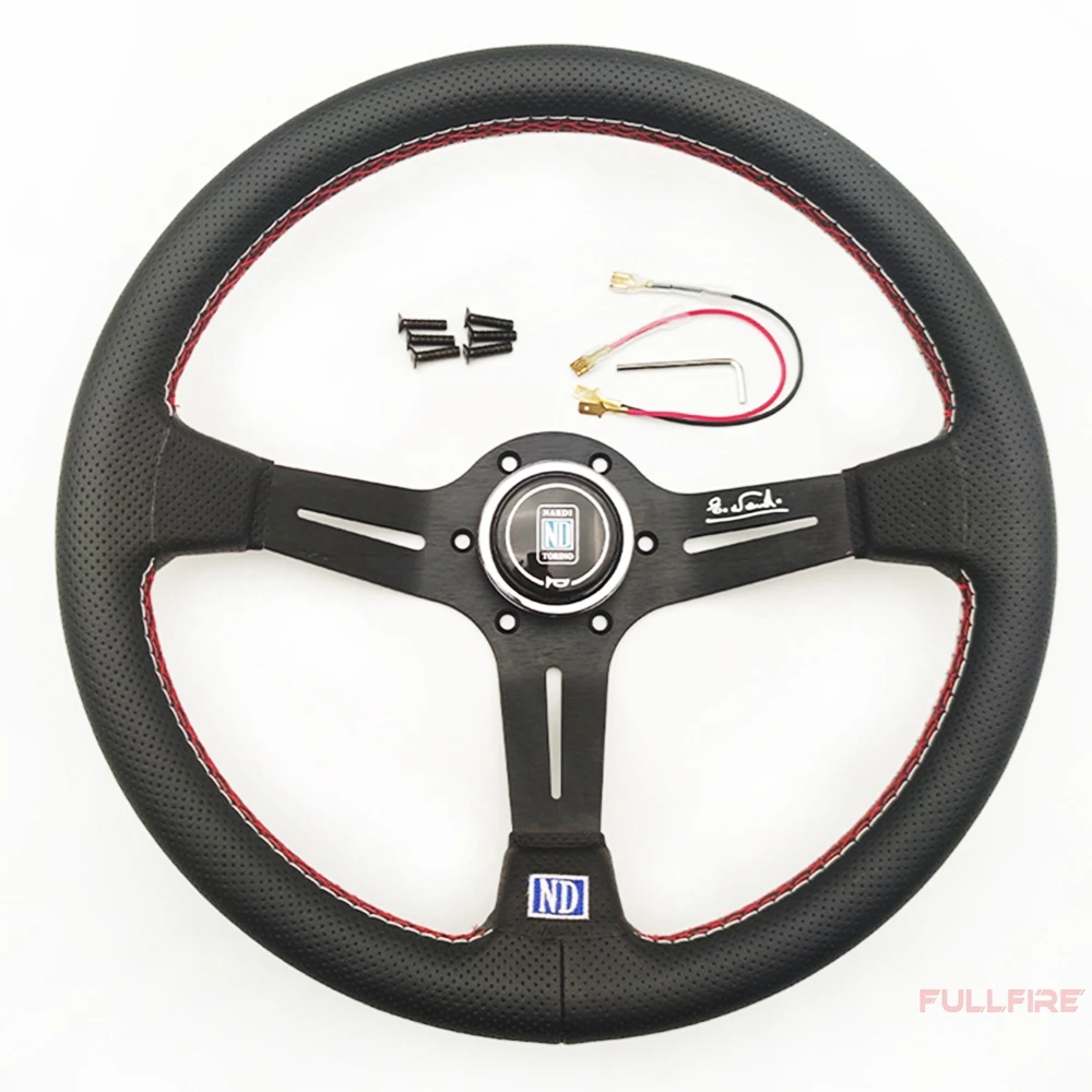 Nardi Steering Wheel 350MM Universal Classic Drift Racing Steering Wheel Microfiber Leather Rally Steering Wheel
Nardi Steering Wheel 350MM Universal Classic Drift Racing Steering Wheel Microfiber Leather Rally Steering Wheel